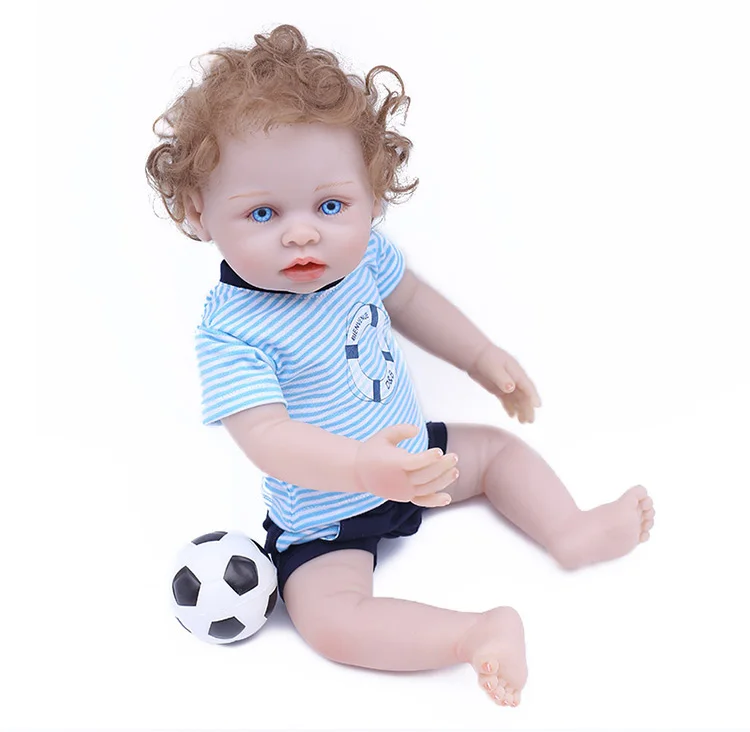 Фото Кукла для мальчика 45 см полная силиконовая кукла Bebe Reborn оптовая продажа Кукла для мальчика 45 см полная силиконовая кукла Bebe Reborn оптовая продажа
