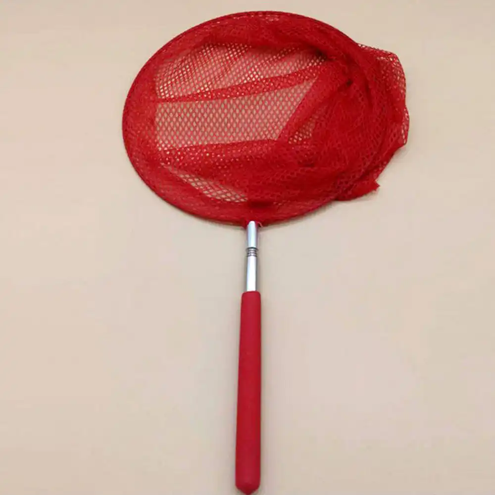 Telescopic Butterfly Net Catcher Nets Catching Bugs Fishing Outdoor Accessories Garden Tool Toy for Kids Children Orange/&Green/&Rose red
