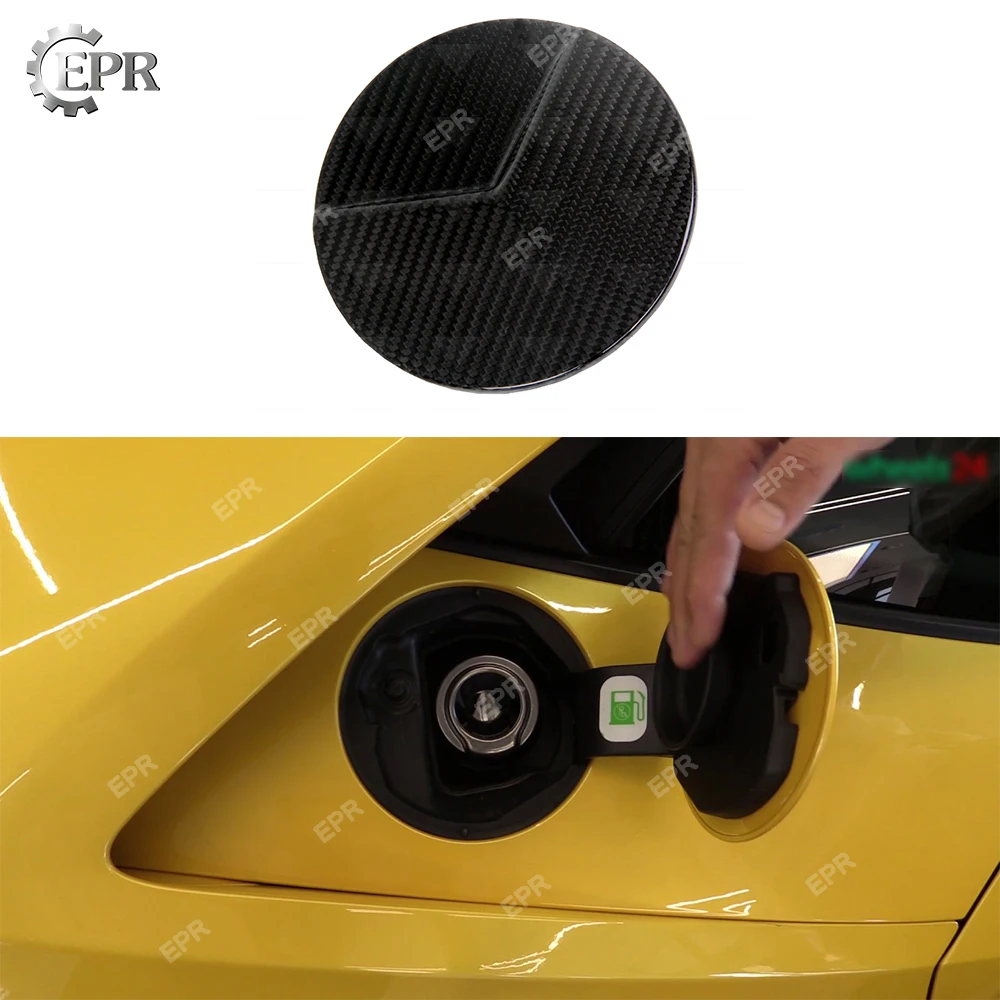 

Dry Carbon Racing Part For Huracan LP610 LP580 (2014+) Carbon Fiber Tank Cap Cover (Replacement) Body Kit Tuning For LAMBORGHINI