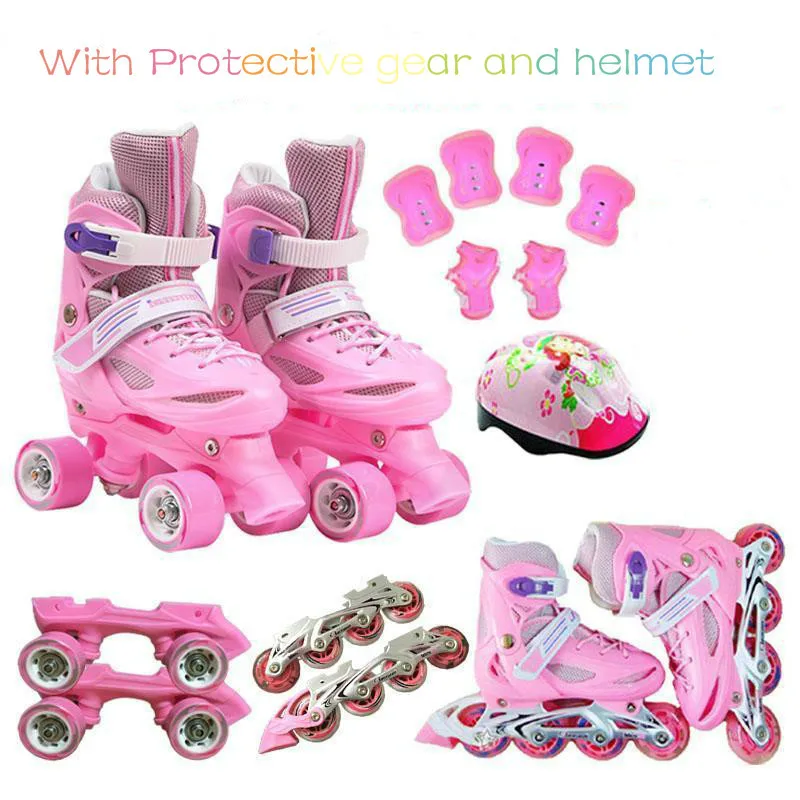 Buy 2in1 Roller Skates Children Inline Cruiser Skate 4