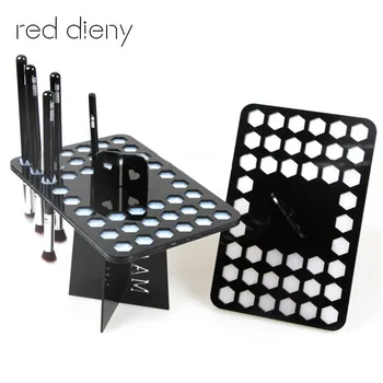 

42 Hole Make up Brush Set Dry Rack Drying Brushes Shelf Multifunction Stand Display Cosmetic Clean Tool Wash Makeup Brush Holder