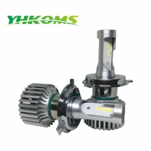 YHKOMS auto headlamp H4 H7 9005/HB3 9006/Hb4 H8/H9/H11 80W 8000LM car LED light bulb 12V 6000K canbus error free