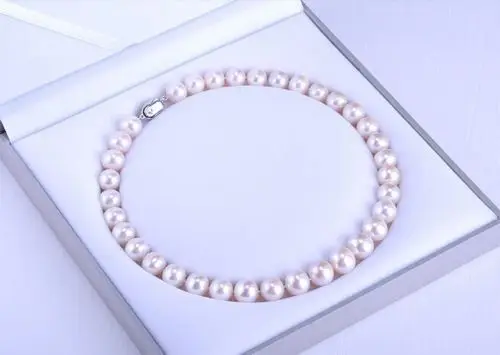 

ddh001927 HUGE 18"12-14MM NATURAL SOUTH SEA GENUINE WHITE ROUND PEARL NECKLACE PERFECT AA+