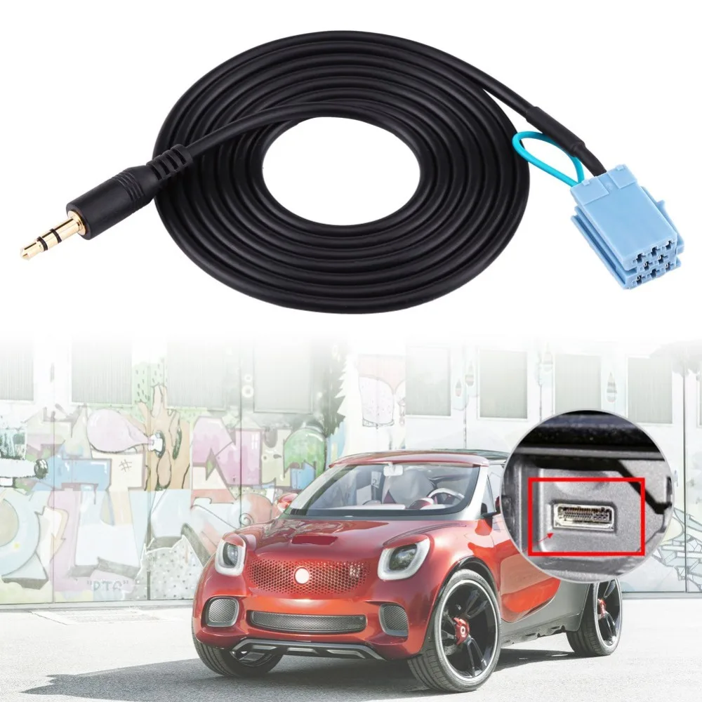 Автомобильный Кабель адаптер Aux 3 5 мм разъем для автомобиля аудиокабель Benz Smart 450