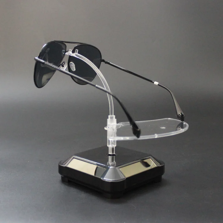 Солнечные очки солнцезащитные очки дисплей ювелирные изделия алмазные украшения обруч для волос лоток Вращающийся дисковый счетчик - Цвет: Коричневый