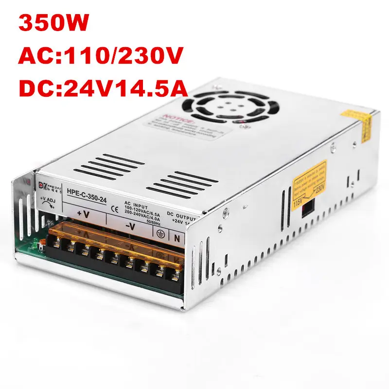 DC24V 1A 1.5A 2A 2.5A 3.2A 4.5A 5A 6.2A 8.3A 10A 14.6A 20A 25A Питание светодиодный драйвер Мощность адаптер для Светодиодные ленты светильник