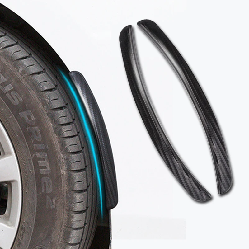 

Car-styling Universal 1 Pair Car Fender Wheel Eyebrow Auto Mudguard Lip Body Kit Protector Cover Mud Guard Stickers Accessories