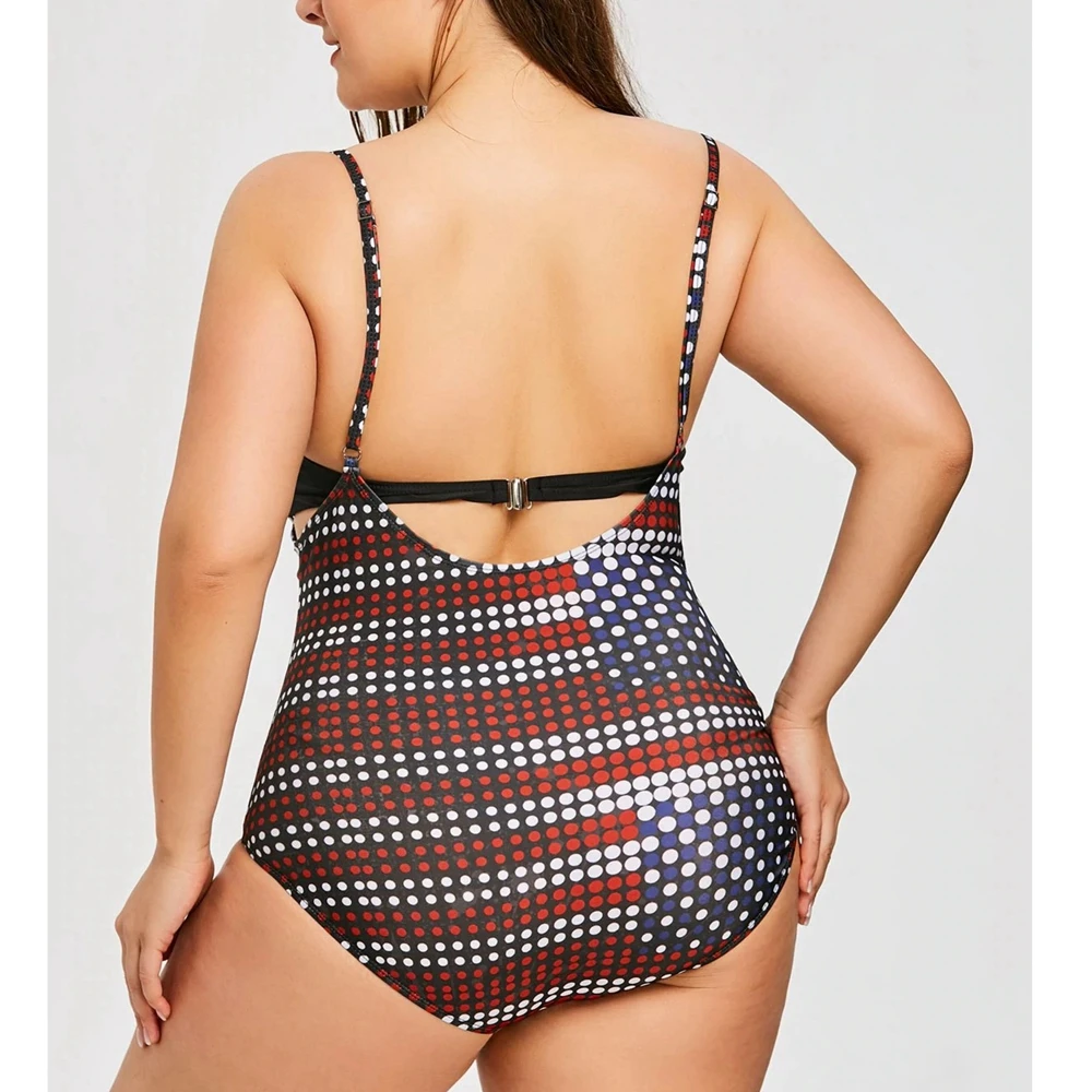 Plus size swimsuit women1