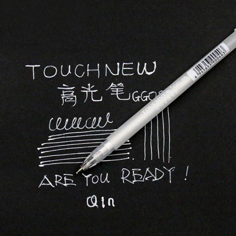 

1 Pcs 0.8mm Highlight Liner Sketch Markers White Paint Marker Pen White Gel Pen for School Art Marker Manga Painting Supplies