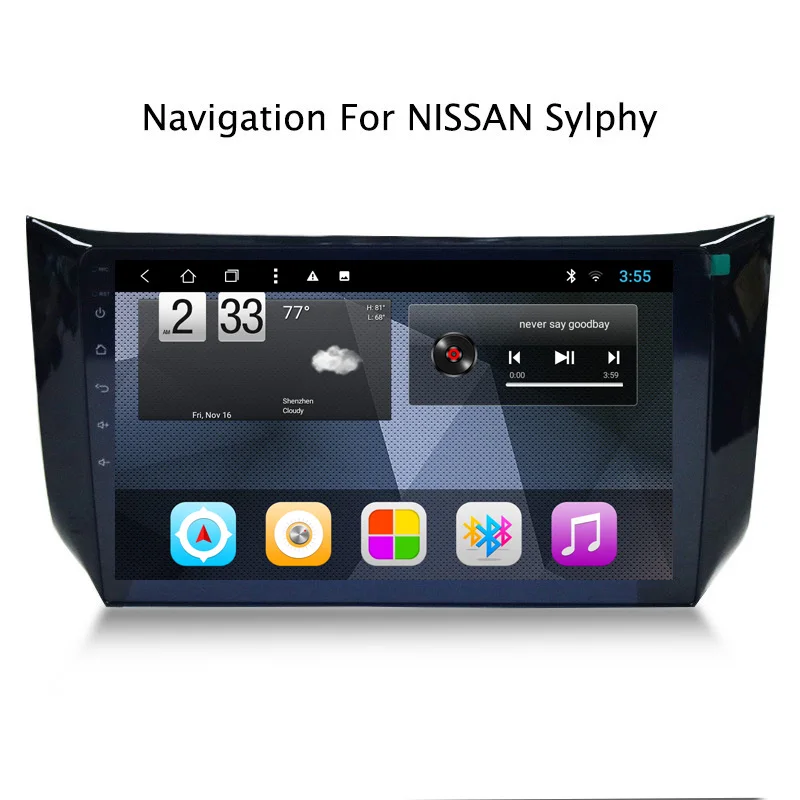 Ectwodvd Восьмиядерный Android 8 1 автомобильный DVD для Nissan Sylphy 2016-2018 с gps навигацией
