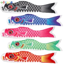 Горячий красочный японский стиль Windsock Карп ветер носок, флаг мини Koinobori подарки рыба ветер стример дома 55 см-twfi