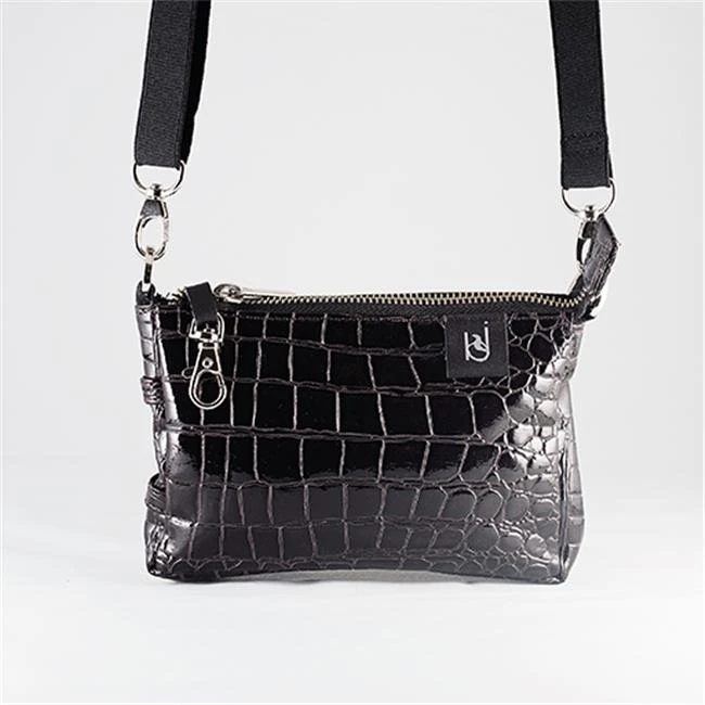 Jennys BagWorks 210-032-2 Coffee Gator Crossbody Bag