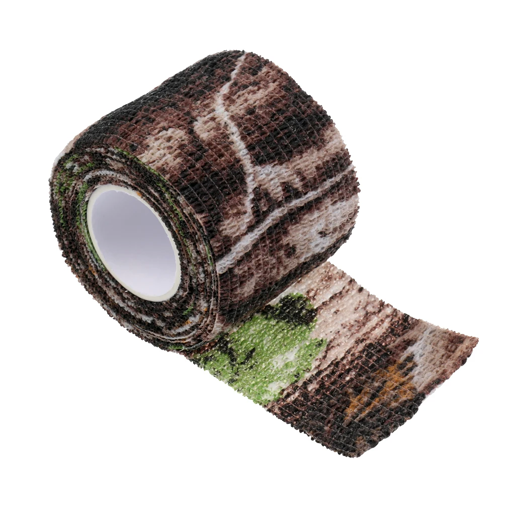 5cm x 2.2 Meters Self-adhesive Camouflage Tape Camo Stealth Tape for Outdoor Hunting Camping Accessories