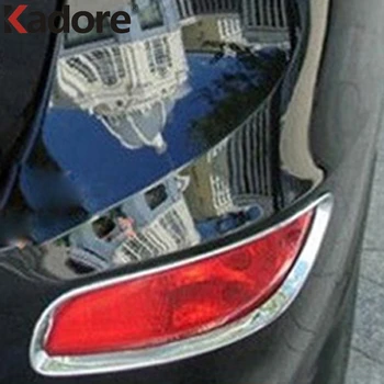 

For Hyundai Santa Fe 2010 2011 Accessories ABS Chrome Plastic Rear Foglight Lamp Shade Decoration Cover Frame Trims 2pcs/set