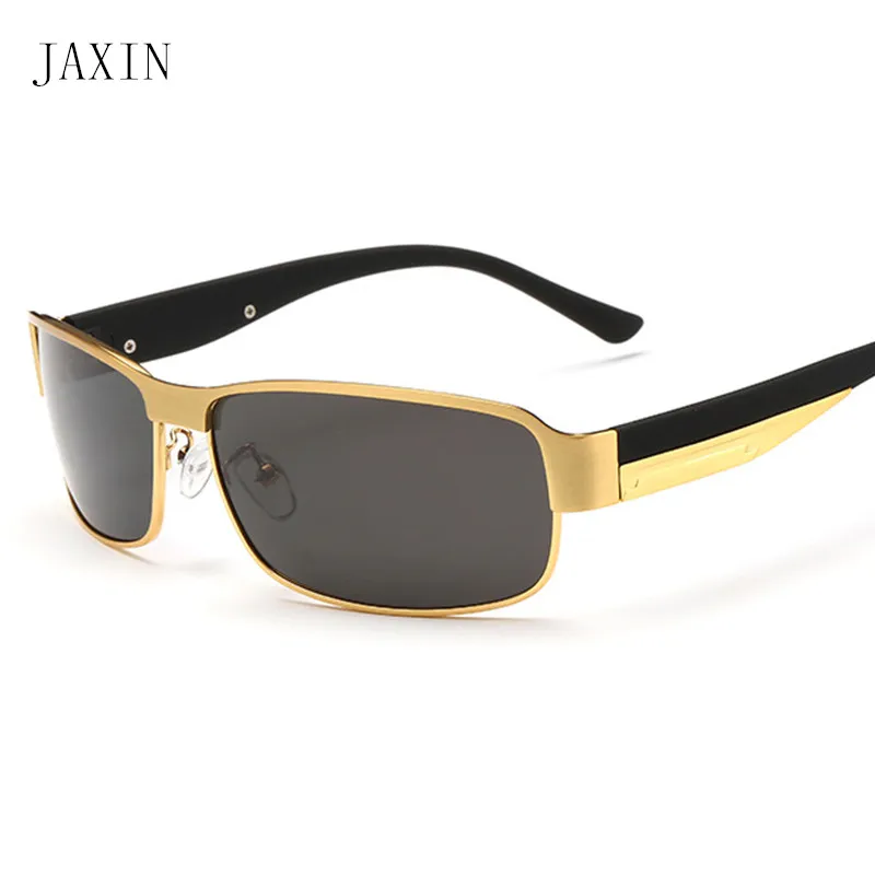 

JAXIN Fashion rectangular Sunglasses Men personality trend polarized Sun Glasses men outdoor travel goggles UV400 oculos gafas