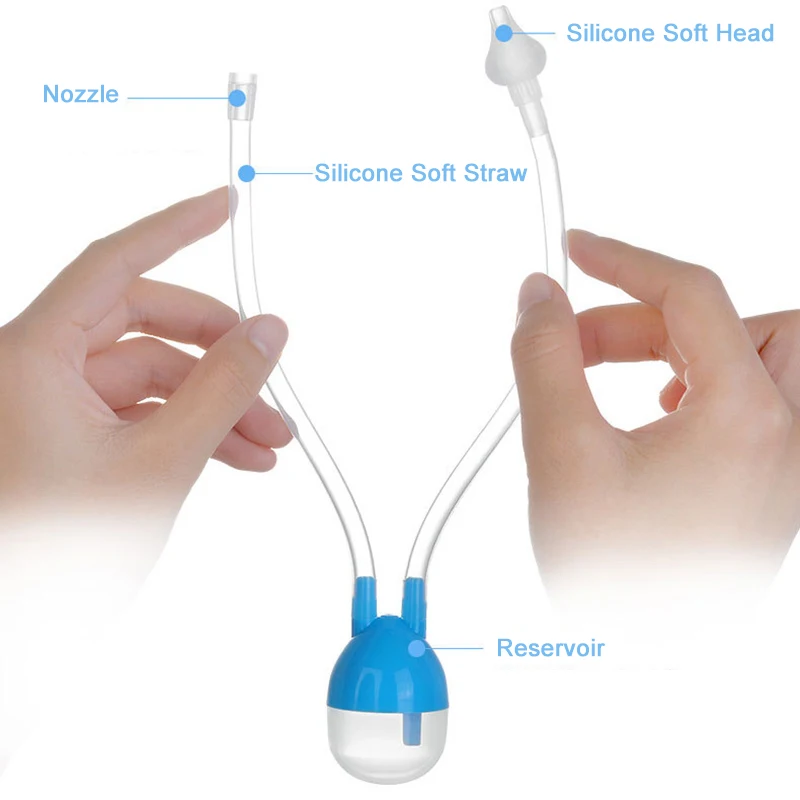 Портативный носовой аспиратор для малышей, очиститель слизи для носа, присоска, насос для новорожденных, шелконе, воздушный насос, очиститель для носа для детей, Новинка