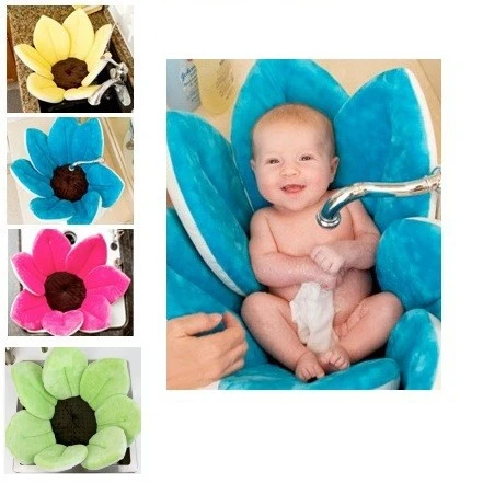 Blooming Bain Baignoire Bebe Blooming Bain Pour Bebes Infantile Coussin Fleur Bleue Aliexpress