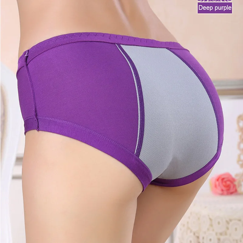 

Women Physiological Leakproof Brief Menstrual Period Underwear Lady Girl Cotton Panties FDC99