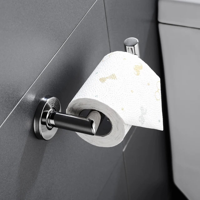 Free Shipping Toilet Paper Holder Wall Mount Tissue Roll Hanger 304 Stainless Steel Towel Rack Bathroom Accessories Silver Color