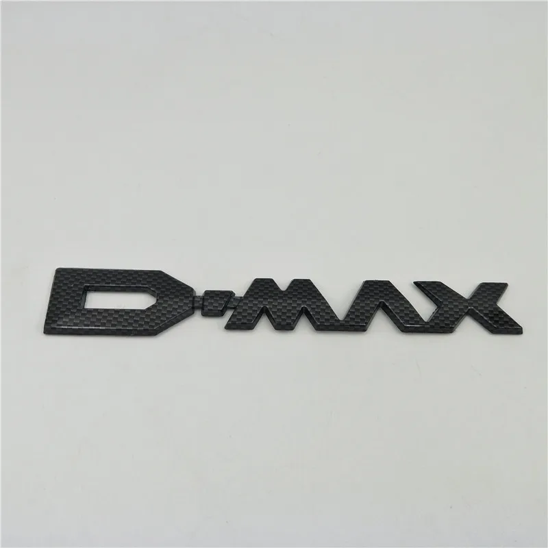 Для Isuzu D-MAX Dmax Эмблема для багажника Крышка буквы Логотип углеродного волокна - Название цвета: carbon fiber