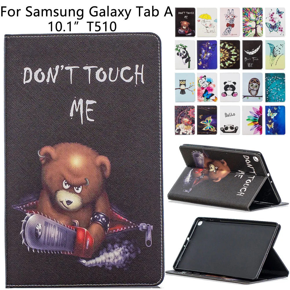 

Case sFor Samsung Galaxy Tab A 10.1 2019 T510 SM-T510 Case Tablet Flip Leather Magnetic Stand Case Cover Capa 10.1" Shell Fundas