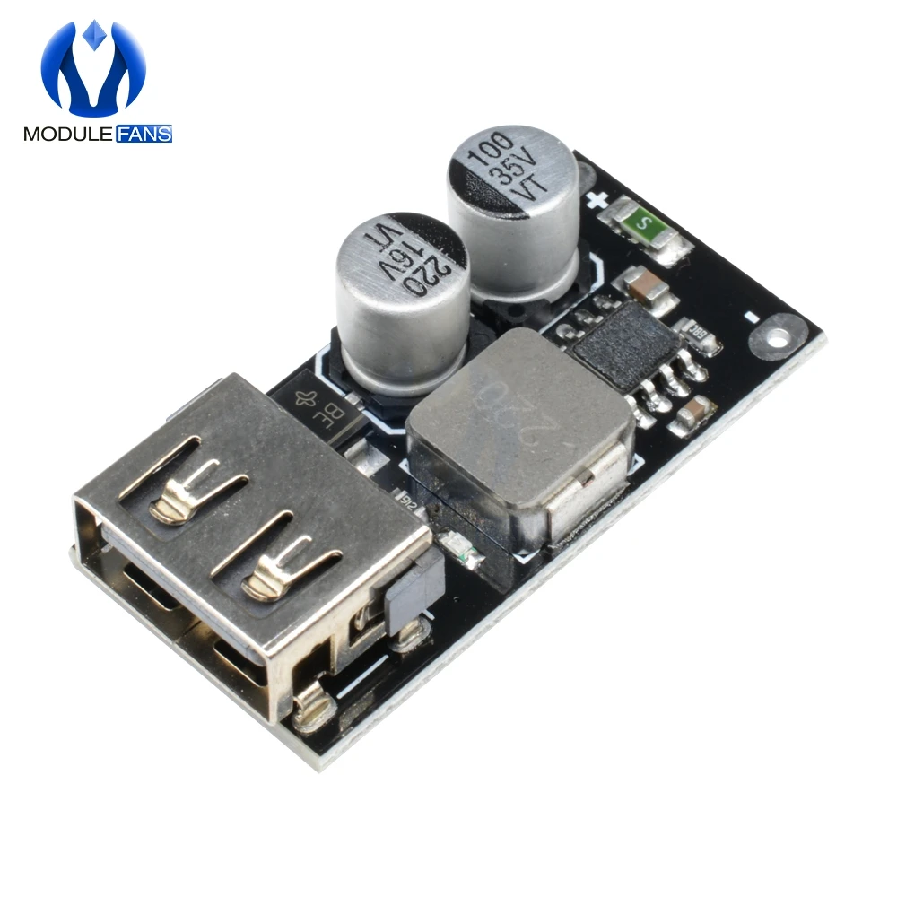 

DC-DC Buck Converter Charging Step Down Module 6V-32V 9V 12V 24V to Fast Quick Charger Circuit Board 3V 5V 12V