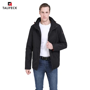 

2020 New Men Spring Jacket Casual Thin Cotton Padded Coat Autumn Warm Jacket Men Parka Windbreaker Men Coat Outwear Plus Size