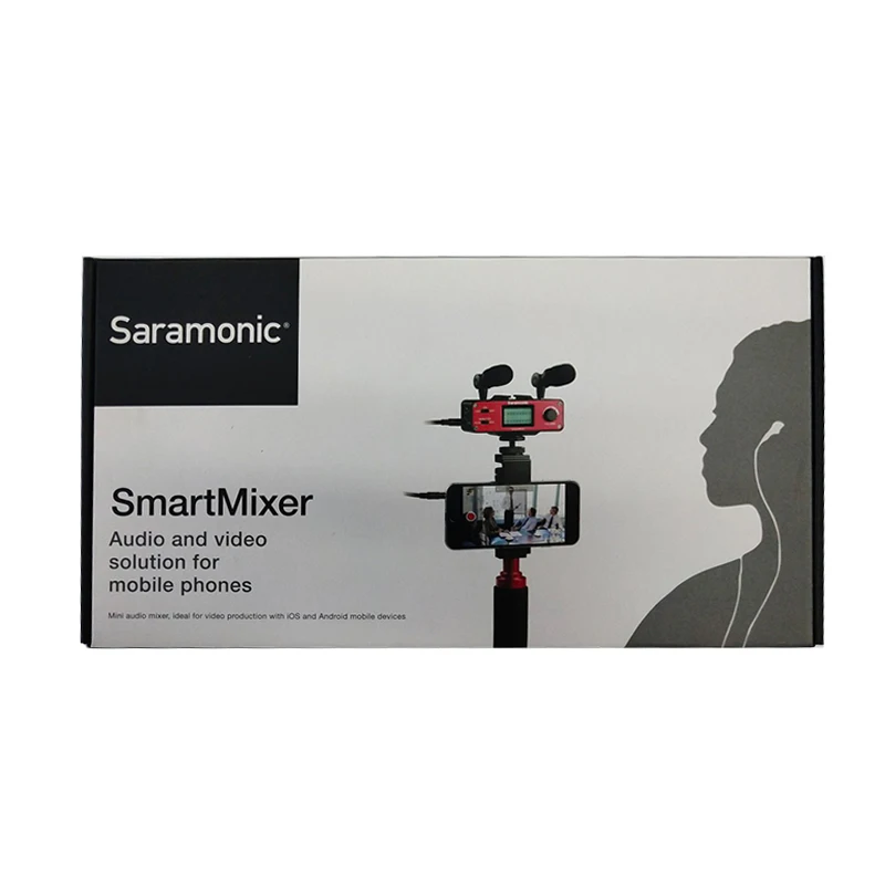 Saramonic SmartMixer профессиональная запись стерео микрофонная установка для смартфонов