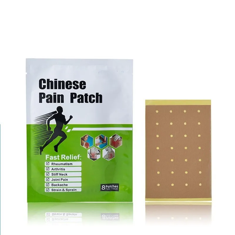 8pcs/pack Sports Pain Relief Patches For Muscle Strain Neck Back