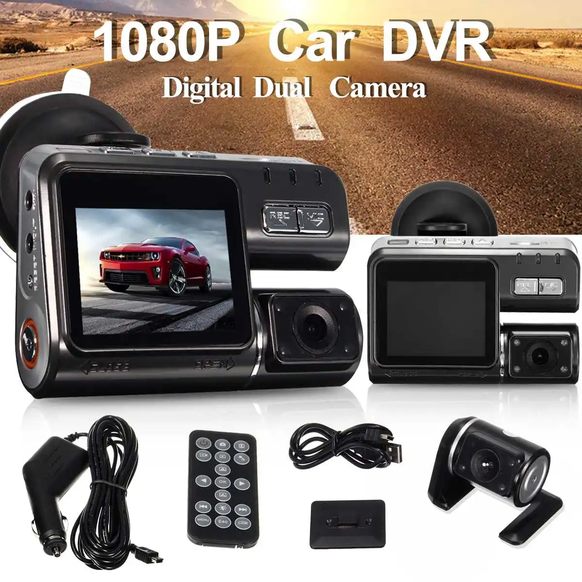Двойная камера DVR i1000 Full HD 1080P с двумя объективами видеорегистратор 2 камеры ночного видения Автомобильный видеорегистратор видеокамера i1000s ... Двойная камера DVR i1000 Full HD 1080P с двумя объективами видеорегистратор 2 камеры ночного видения Автомобильный видеорегистратор видеокамера i1000s ...