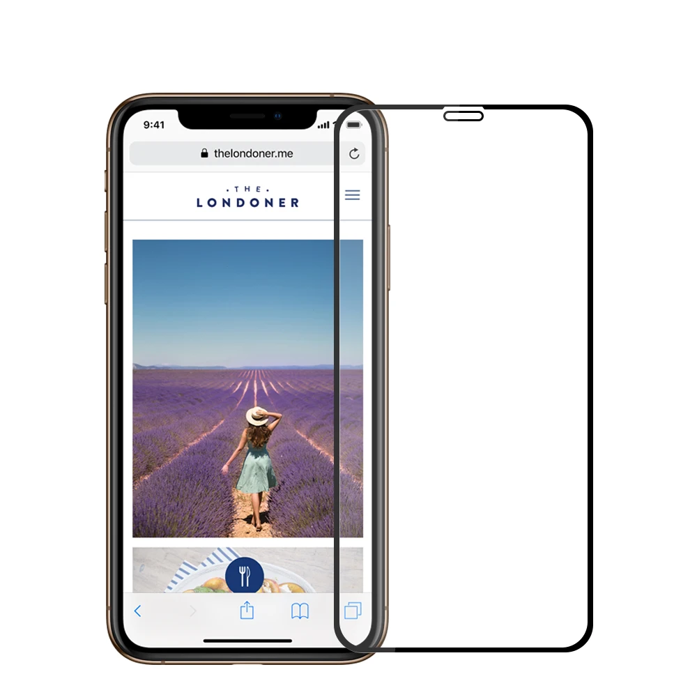 Для iPhone XS Max стекло закаленное MOFi полное покрытие Защитная пленка для экрана