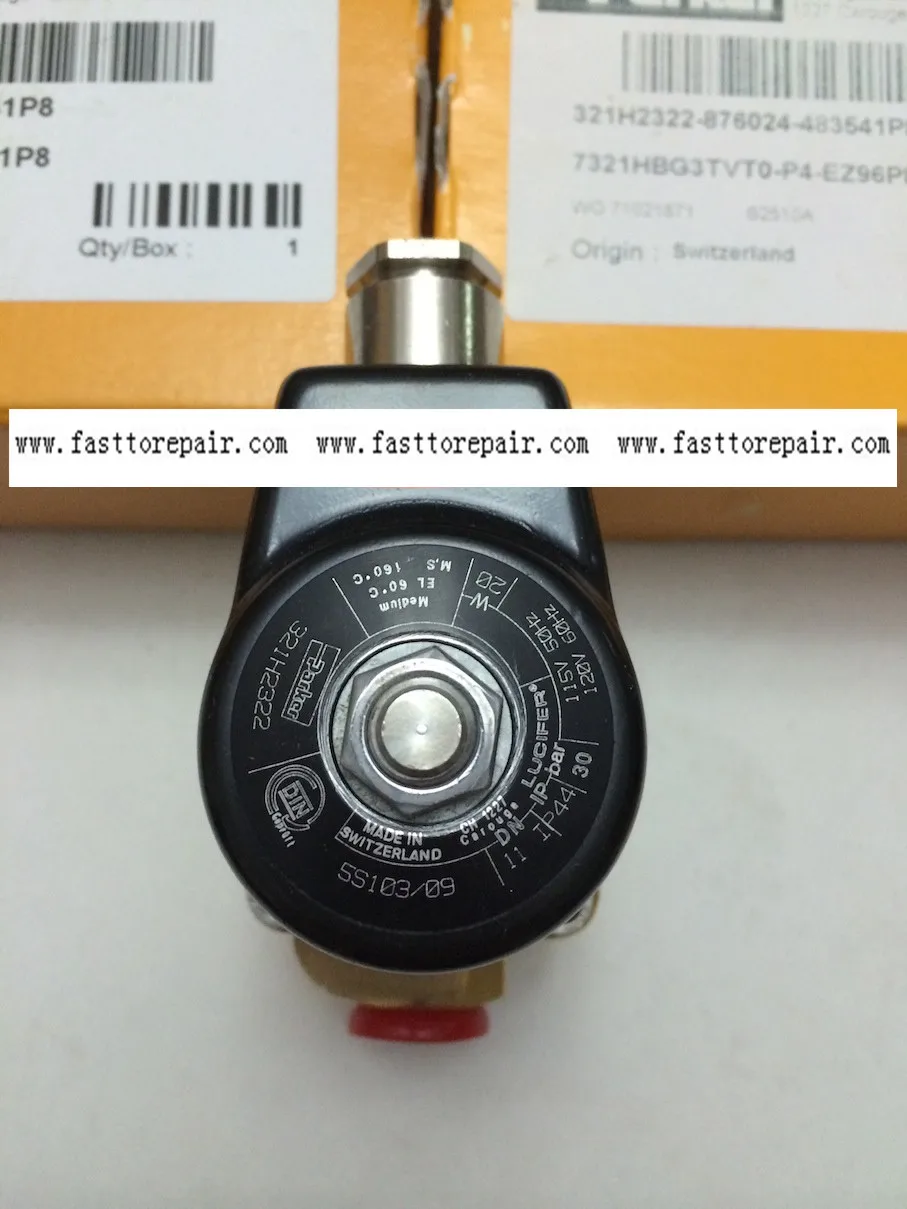 Parker Lucifer Solenoid Valves 321H2322(7321HBG3TVT0) For Oil Burner/The Burner Is Special Normally Closed Fuel Solenoid Valve