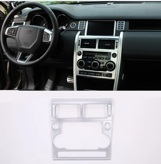 

ABS Chrome Center Control Air Outlet Vent Panel Cover Frame Trim For Land Rover Discovery Sport 2015+ Car Accessories