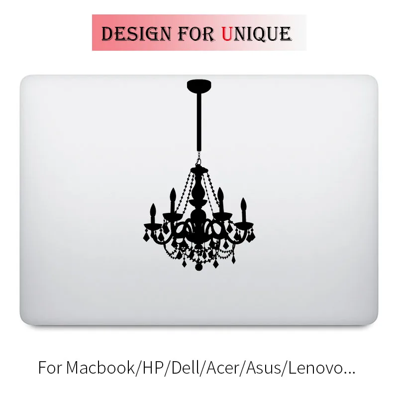 Chandelier Laptop Decal Notebook Sticker for Apple Macbook Pro Air Retina 11 12 13 15 inch Vinyl Mac HP Surface Book Skin Decal