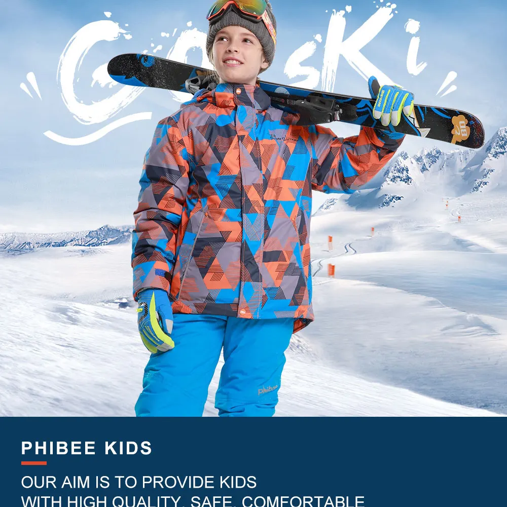 

Winter Children Ski Suit kids boy Windproof Warm Girls Clothing Set Jacket + Overalls Boys Clothes Set 6-16 Years Kids Snow Suit