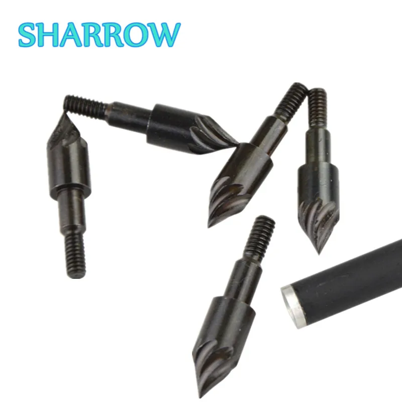 

24pcs Archery Arrow Field Points Screw on Bullet Arrow Tips Arrowhead Broadhead For Arrow Practice Target Shooting Accessories