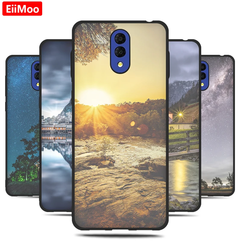 Чехол EiiMoo окрашенный для Alcatel 3L 2019 силиконовый чехол 5039 s задняя крышка 5039D Fundas Coque