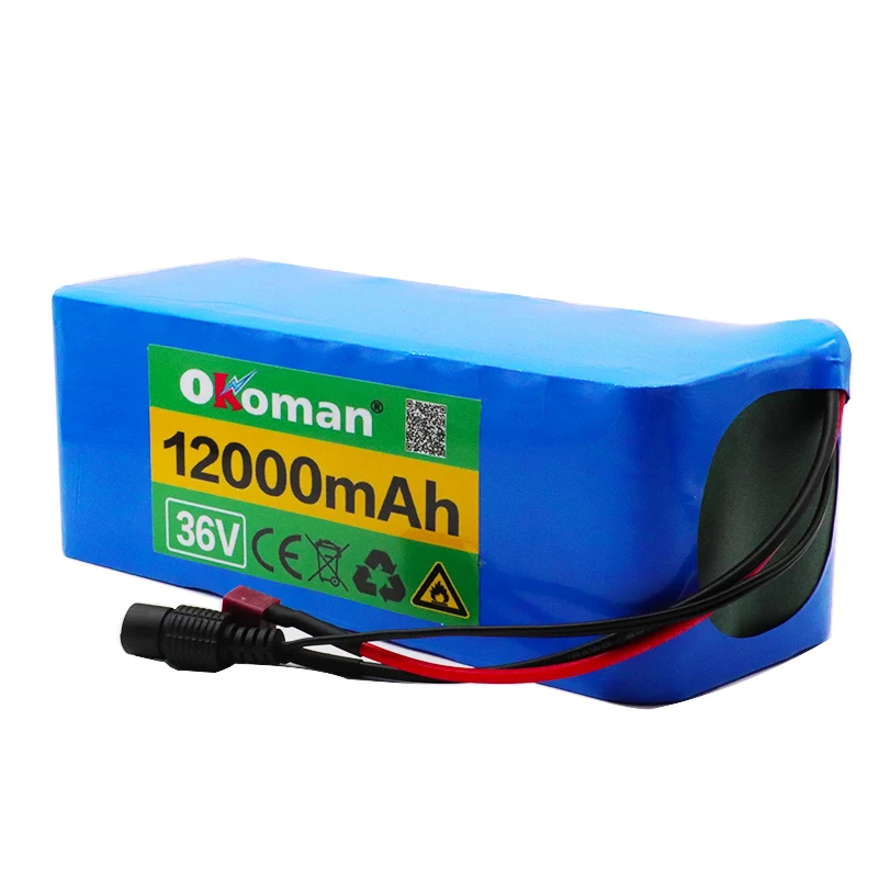Okoman 36V 10S4P 12Ah 500W батарея высокой мощности 42V 12000mAh 18650 литиевая Ebike электрический
