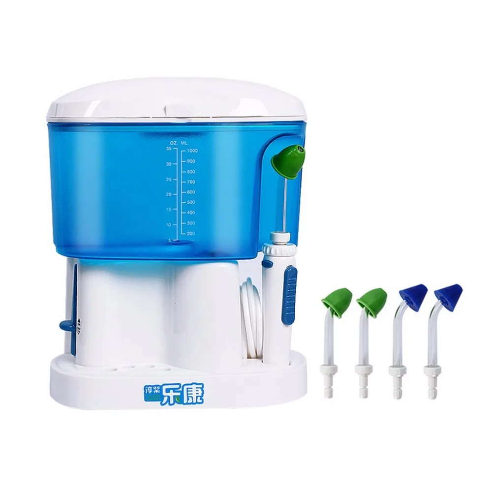 

Electric Pulse Oral Irrigator Plaque Removal 220V Dental Water Flosser 1000ml Household Tooth Washing Device US Plug Hot New