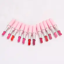 Обувь для девочек 10 Цвета Макияж матовая Блеск для губ Губная помада Красота длительный косметика