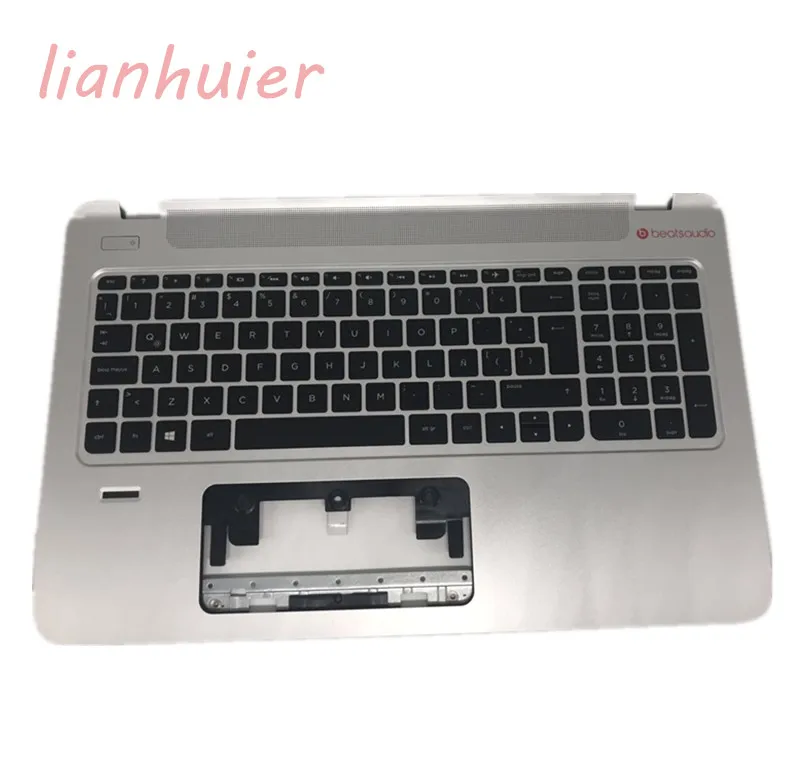 Новая верхняя крышка верхний чехол для hp ENVY 15-k Palmrest с клавиатурой 763578-001 Silver UK inkind shooting