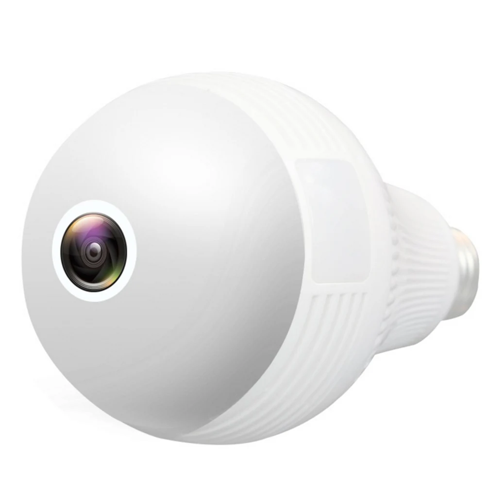 Беспроводная IP камера LEDGLE E27 светодиодная лампа Wi Fi 960P панорамная