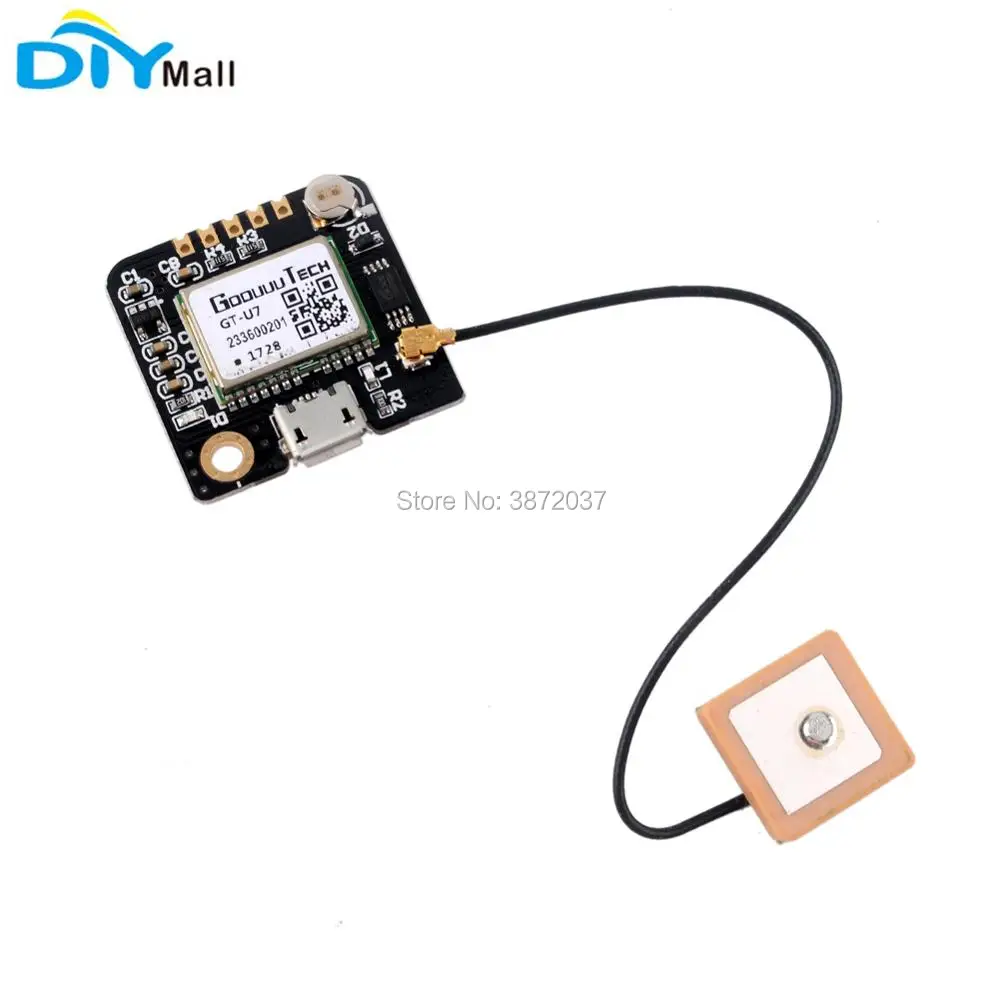 GPS модуль навигации спутникового позиционирования STM32 с EEPROM + антенна для