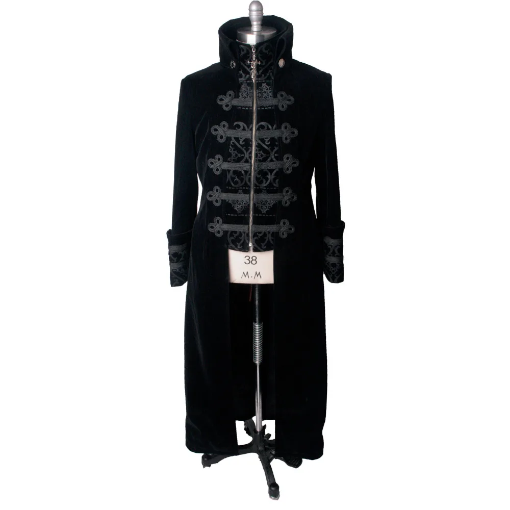 Мужская длинная куртка с капюшоном два цвета черный и красный Y401|mens long jackets coats|long