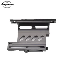 Тактический АК боковой рельсовый замок прицел крепление база быстросъемный двухсторонний прицел крепления для большинства АКС через CNC винтовку Охота CS Битва