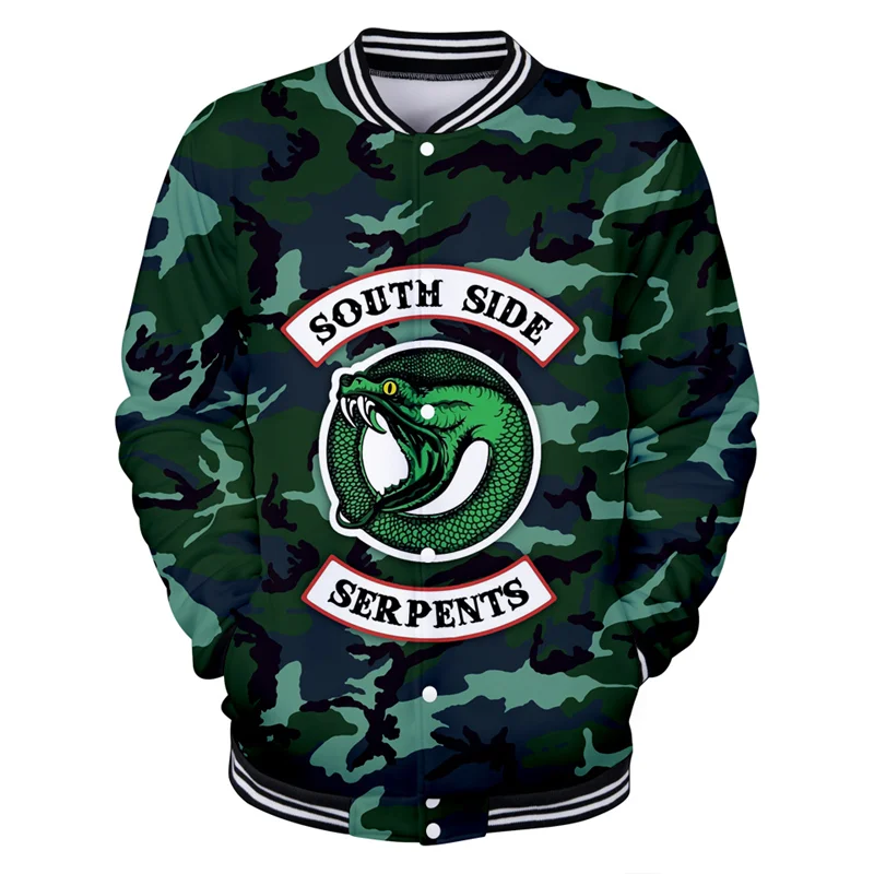 

Winter American TV Riverdale Unisex South Side Mens Female Fans Casual Men Spring South Side Serpents Fashion