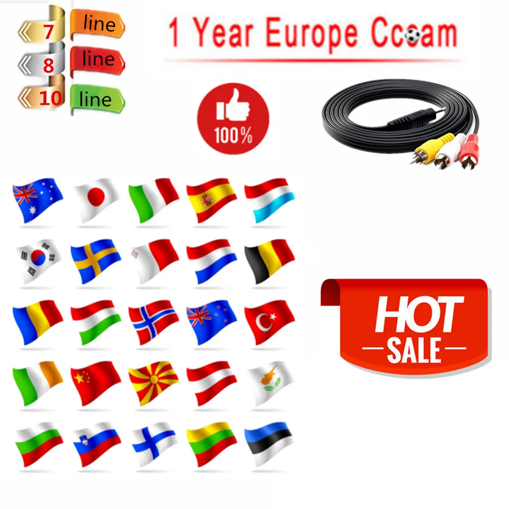 

Cccam server HD Cccam 7 8 10 lines for 1 year Europe work well for Freesat v7 HD DVB-S2 satellite tv receiver 1 year cline Spain