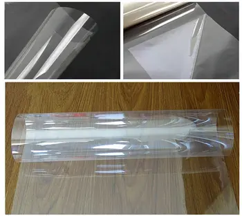 

SUNICE PET Furniture Protective film Oilproof Self-adhesive table cloth Transparent Heat-resistant Protective Film Foil 0.6x5m