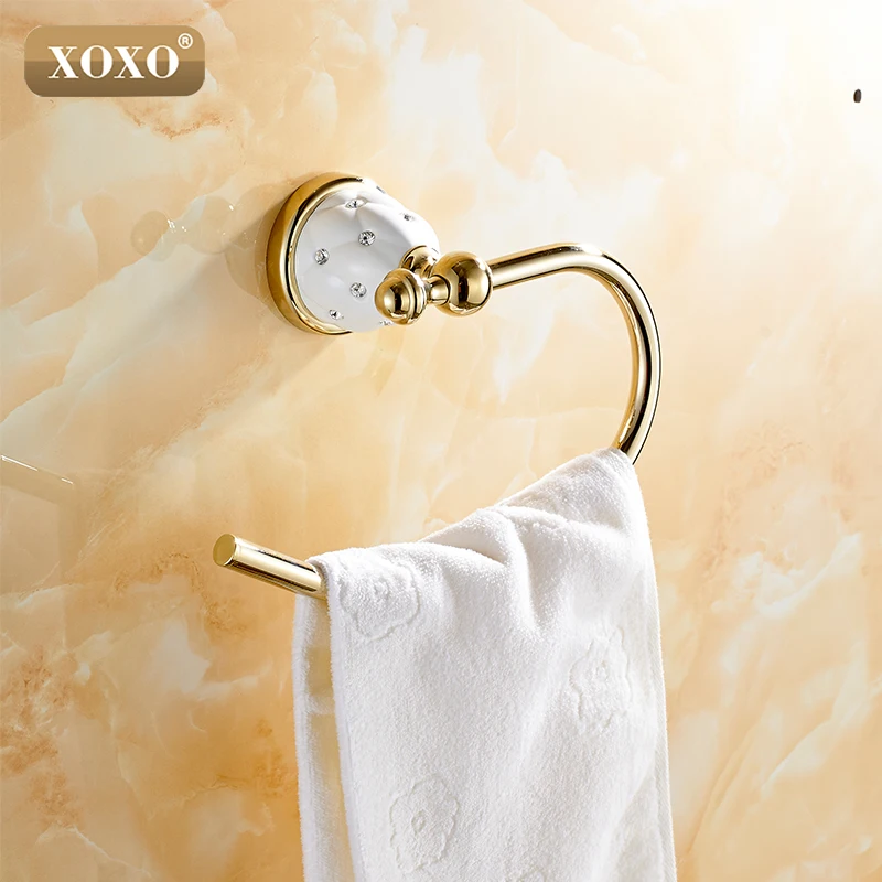 XOXO медное кольцо для полотенец аксессуары ванной комнаты держатель 10080GT|towel