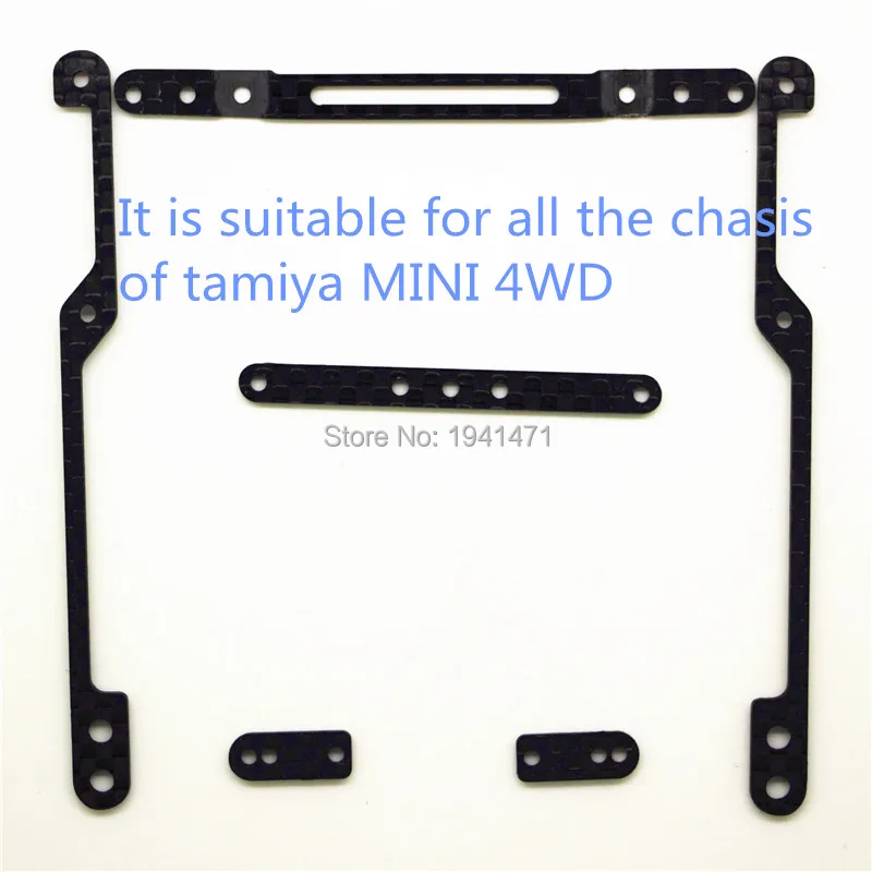 

RFDTYGR 1.5mm Carbon Fiber Handin Damper forBodySlam of All theTamiya MINI 4WD Chasis Self-madePartsTamiya MINI4WD C0611Set/lot